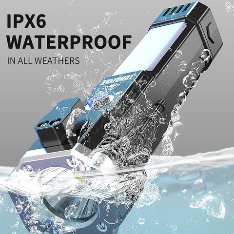 Multifunctional 8 in 1 Portable Flashlight