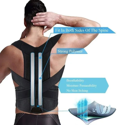 Adjustable magnetic posture corrector Belt