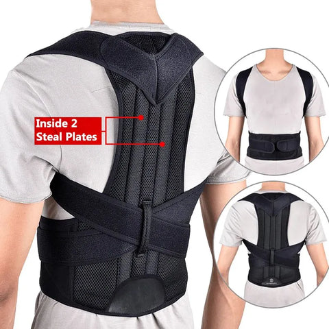 Adjustable magnetic posture corrector Belt