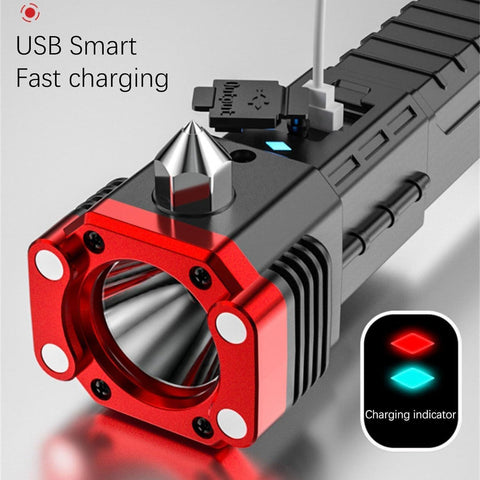Multifunctional 8 in 1 Portable Flashlight