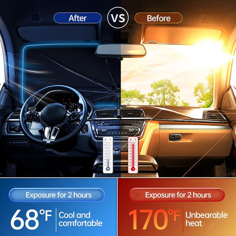 Car sunshade umbrella