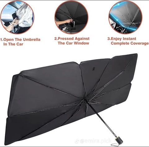 Car sunshade umbrella