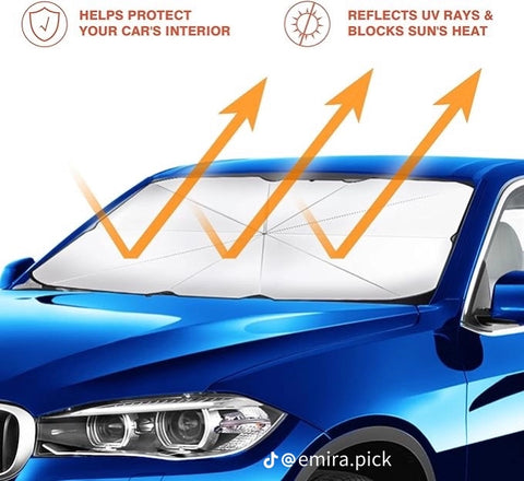 Car sunshade umbrella
