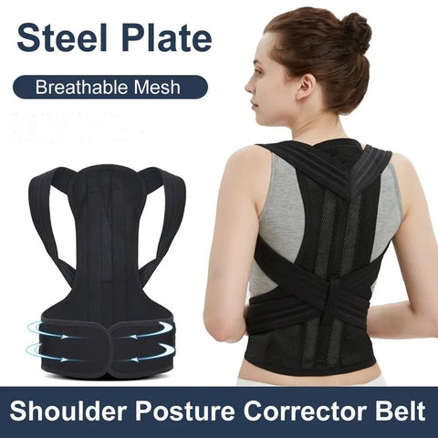Adjustable magnetic posture corrector Belt